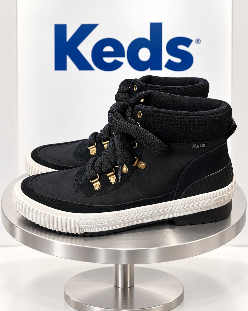 Keds Fielder Black Suede Thinsulate Ankle Boots Women’s 9.5 EU 40.5 NWOB
